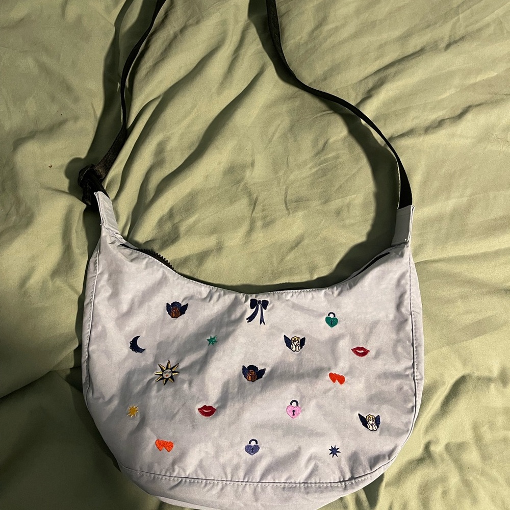 Charms Embroidered Hearts Baggu ON HOLD